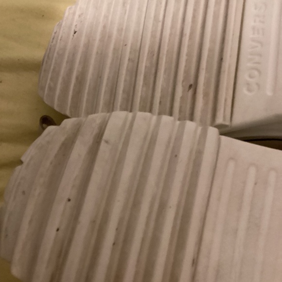 CONVERSE LEATHER SNEAKERS WITH SERRATED SOLE W 10/M8.5 - Picture 8 of 12